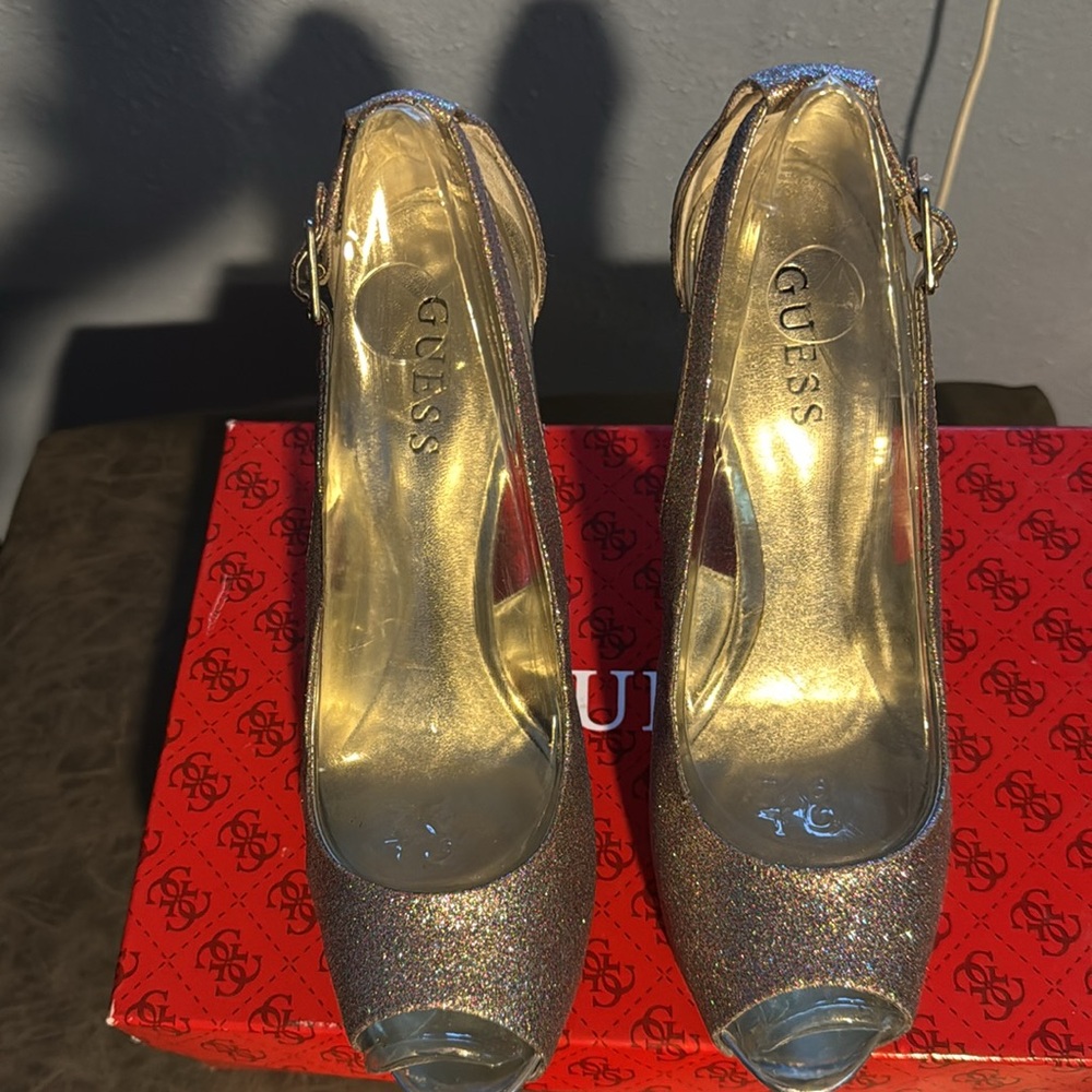 Guess Gold Multi Heel - Picture 2 of 5